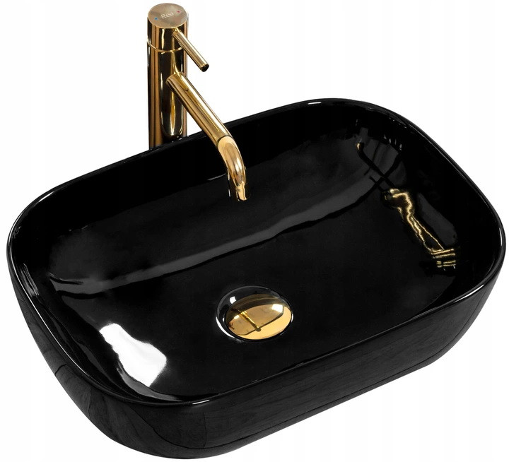 Чорна мушля Rea Belinda Black 46 см