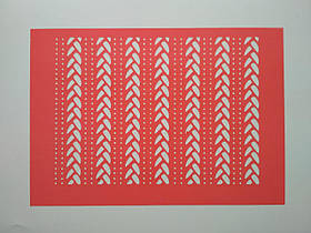 Трафарет 0045 "Фоновий вязка-2"