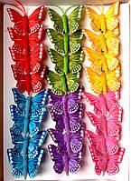Метелики з пір'я 5 см