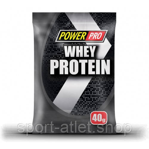 Протеїн Power Pro Whey Protein, 40 грам Банан-полуниця