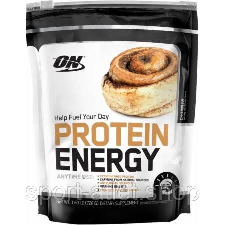 Протеїн Optimum Protein Energy, 780 грамів Пляшка з корицею, фото 1