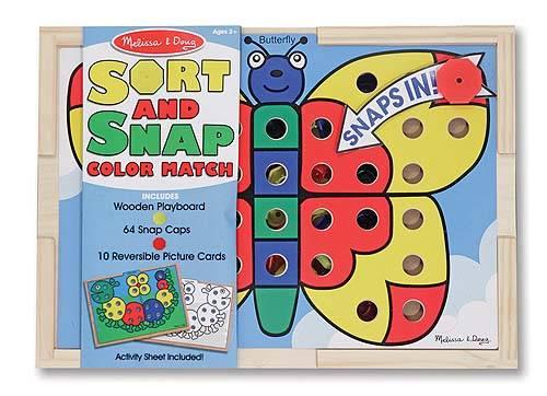 Melissa and Doug — Sort&Snap Color Match (мозаїка "сортування")
