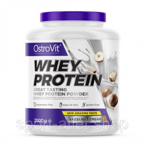 Протеїн OstroVit Whey Protein, 2 кг Горіховий крем