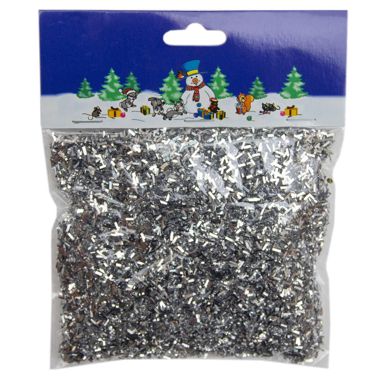 Конфетті, V-подібна форма, 30 г, сріблястий, PET (200916), фото 1