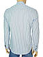 Чоловіча смугаста сорочка Desibel 2129 C-14 H в блакитному кольорі, фото 2