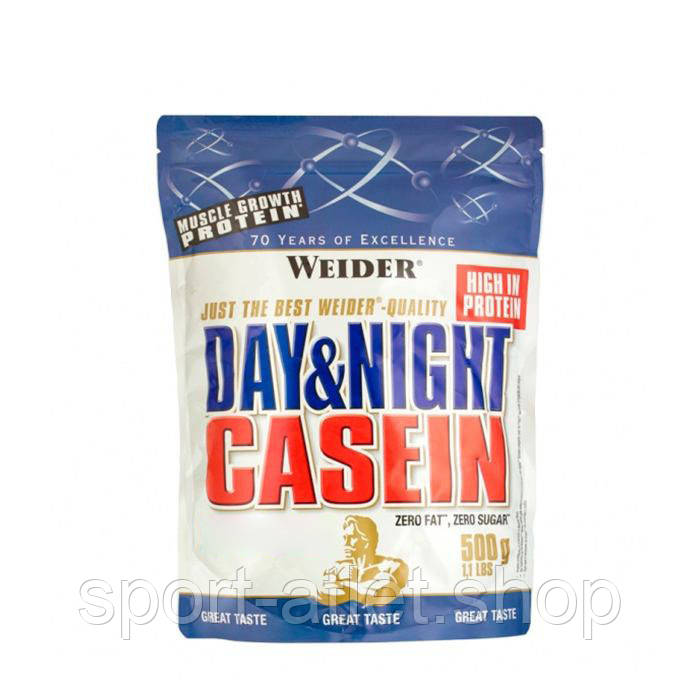 Протеїн Weider Day and Night Casein, 500 грамів Ваніль, фото 1