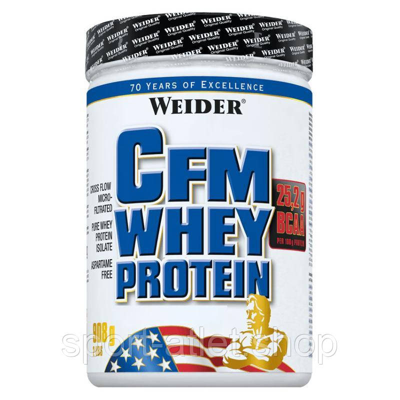 Протеїн Weider CFM Whey Protein, 908 грам Полуниця