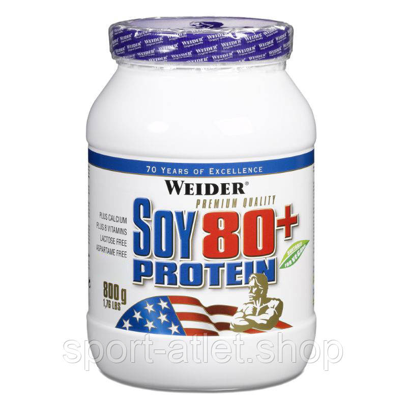 Протеїн Weider Soy 80+ Protein, 800 грам Шоколад