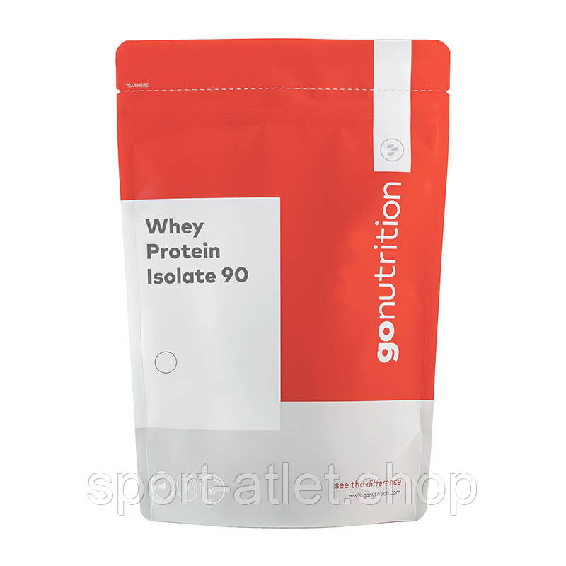Протеїн Go Nutrition Whey Protein Isolate 90, 1 кг Полуниці