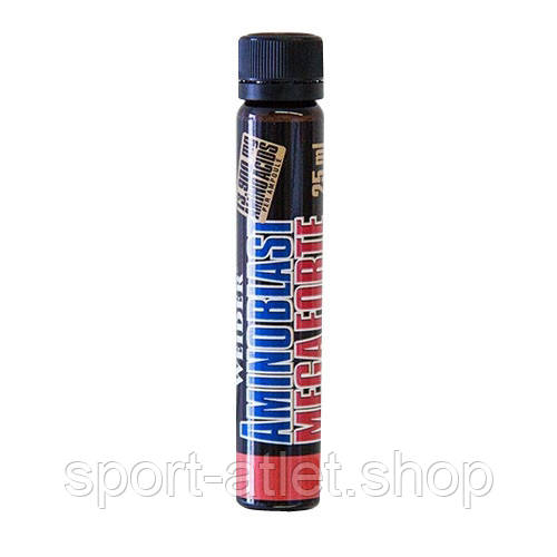 Амінокислота Weider Amino Mega Blast Forte, 25 мл - яблуко-вишня