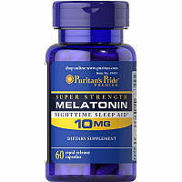 Натуральная добавка Puritan's Pride Melatonin 10 mg, 60 капсул