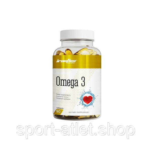 Жирні кислоти IronFlex Omega 3, 90 капсул