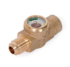 Оглядове скло з індикатором вологості Castel 3950/44 різьбове (мама/тато)