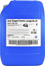 Масло МОТОРНЕ ARAL SUPERTRONIC LONGLIFE III (VW 504.00, 507.00) 5W-30 20Л