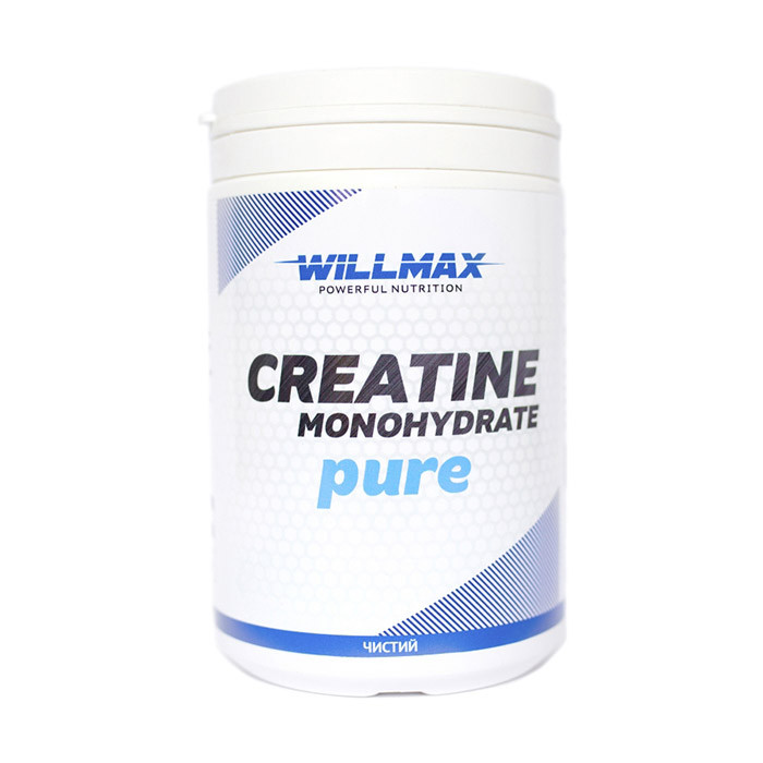 Креатин Товарwillmax Creatine Monohydrate 500 g без смакових наповнювачів