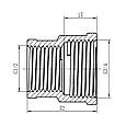 Муфта SD Forte 1/2"х3/4", внутрішня різь, фото 2