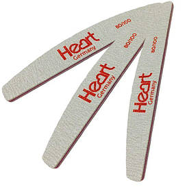 Пилка для нігтів Heart 80/100