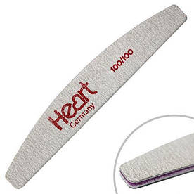 Пилка для нігтів Heart 100/100