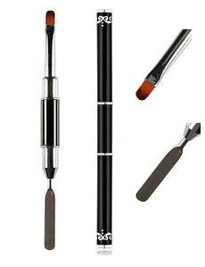 Пензлик + шпатель 2 в 1 для полігелю