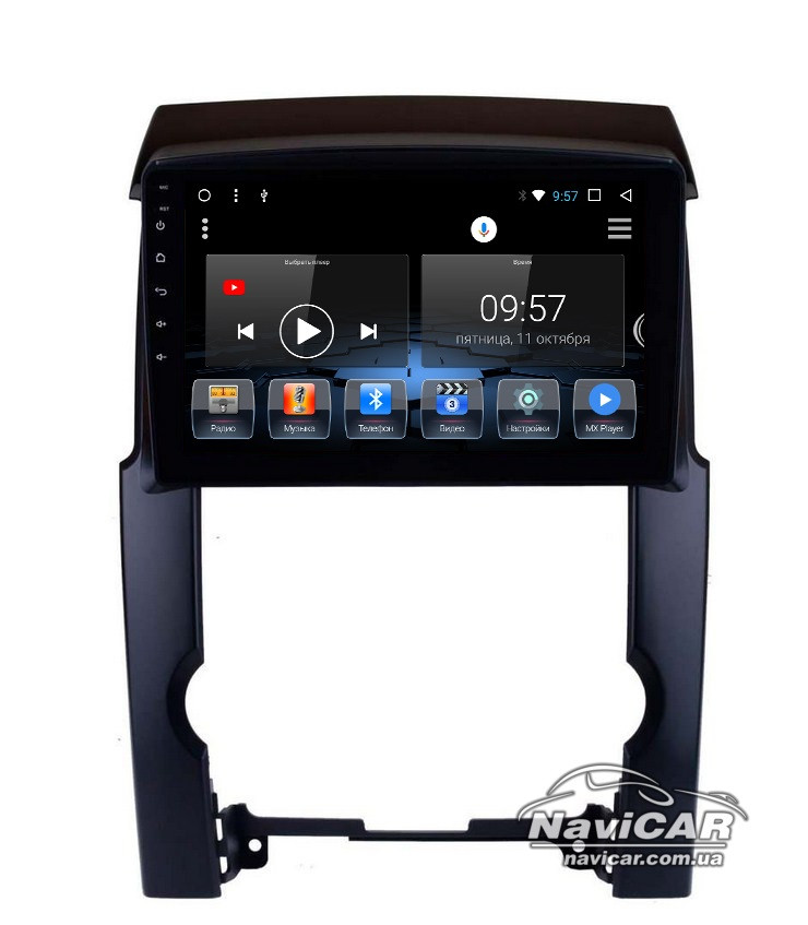 Штатна магнітола для Kia Sorento 2009-2012 на Android