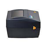 Принтер етикеток, термопринтер штрих кодів, QR кодів Xprinter XP-DT426B USB 110mm, фото 4