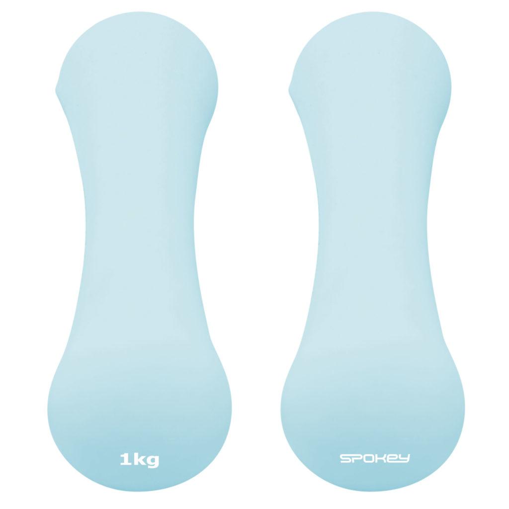 Гантели для фитнеса 2х1 кг Spokey Bone 926520 (original) с неопреновым покрытием