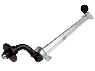 Торсіонні осі без гальма 1500кг