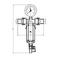 Фільтр латунний самопромивний KP 3/4" тонкого очищення, фото 2