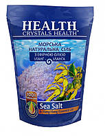 Морська натуральна сіль для ванни Crystals Health з ефірним маслом Іланг-іланг 500 г