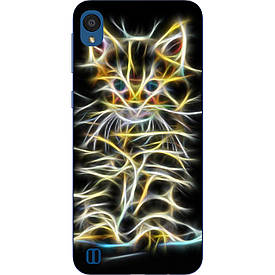 Чохол з картинкою силіконовий для ZTE Blade A5 2019 Неоновий котик