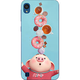 Чохол з картинкою силіконовий для ZTE Blade A5 2019 Хрюшка