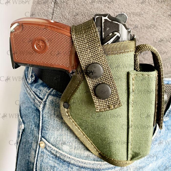 Кобура поясна ПМ із чохлом під магазин (Cordura 1000D, олива)