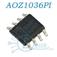 AOZ1036PI, DC-DC преобразователь, 5А 500кГц, SOP8