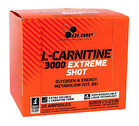 Жироспалювач Olimp L-Carnitine 3000 Extreme Shot, 20*25 мл - Апельсин