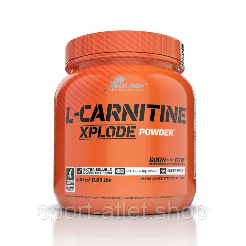 Жироспалювач Olimp L-Carnitine Xplode, 300 грам Вишня