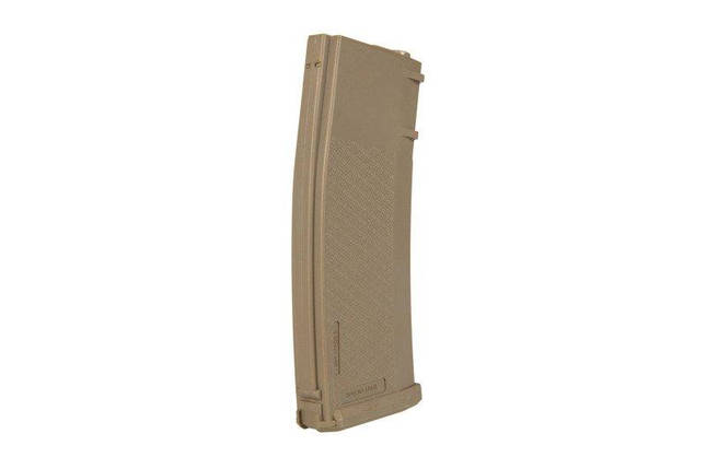Магазин механічний S-MAG на 125 кульок для приводів M4 / M16 - TAN [Specna Arms] (для страйкболу), фото 3