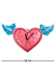 Часы настенные World of Stratford Время любви 38 см 1903133 часы декор на стену цветные сердце