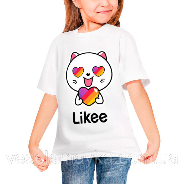 Дитяча футболка Likee з котиком 2