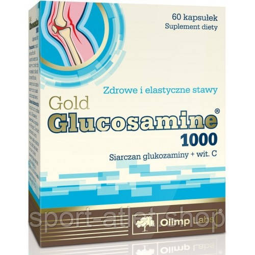 Препарат для суглобів і зв'язок Olimp Gold Glucosamine 1000, 60 капсул