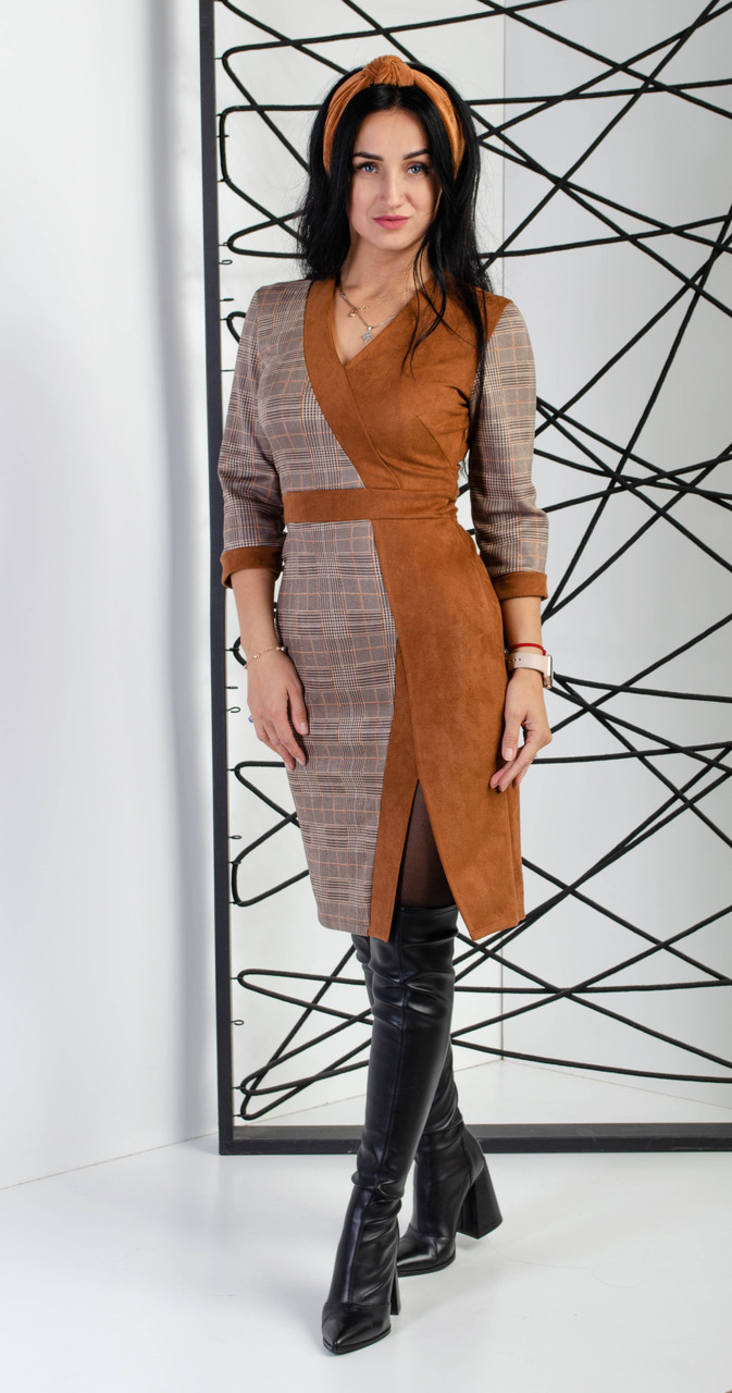 Гарне плаття по фігурі "285" Розміри 44., фото 1