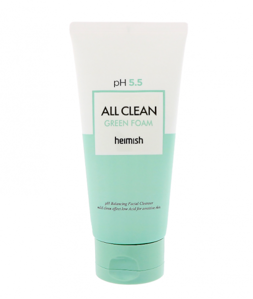 Очищуюча пінка для обличчя Heimish All Clean Green foam, фото 1