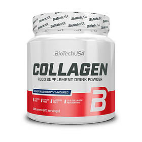 Препарат для суглобів і зв'язок BioTech Collagen, 300 грам чорна малина