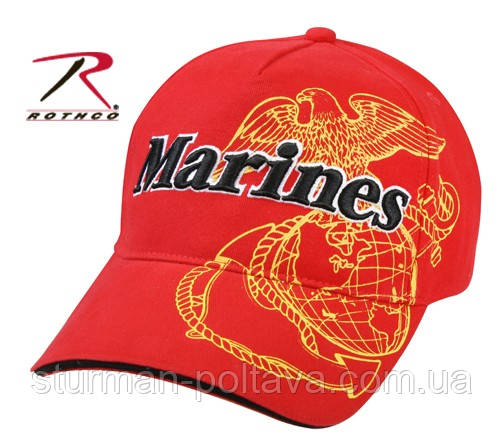 Бейсболка CAP/MARINES EAGLE GLOBE & ANCHOR ROTHCO