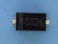 Диод Шоттки 2А 60В SS26-SMA DO214AA