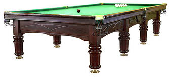 Більярдний стіл Клубний розмір 11 футів ігрове поле Ардезія для гри в Англійський Снукер