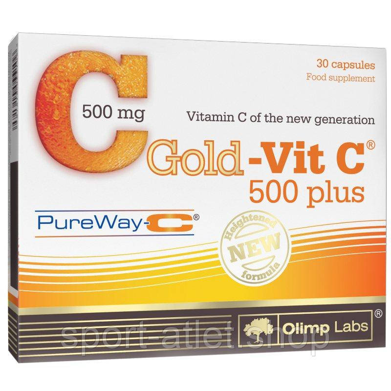 Вітаміни та мінерали Olimp Gold-Vit C 500 Plus, 30 капсул