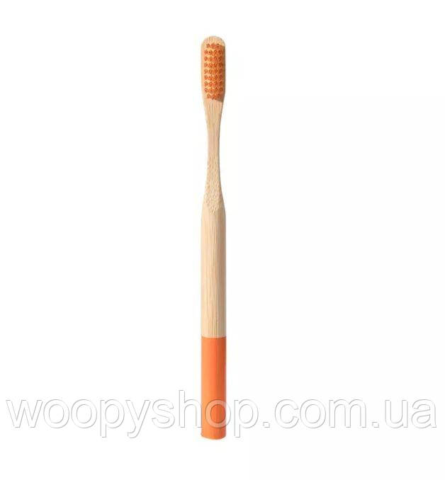 Щітка зубна бамбукова 19см помаранчевий