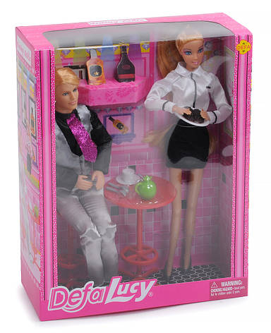 Лялька Defa Lucy "Офіціантка з відвідувачем" / Defa Lucy 8229, фото 3
