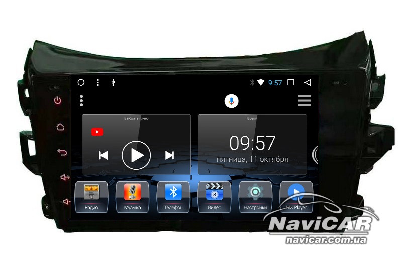 Штатна магнітола для Nissan Navara 2011-2016 на Android