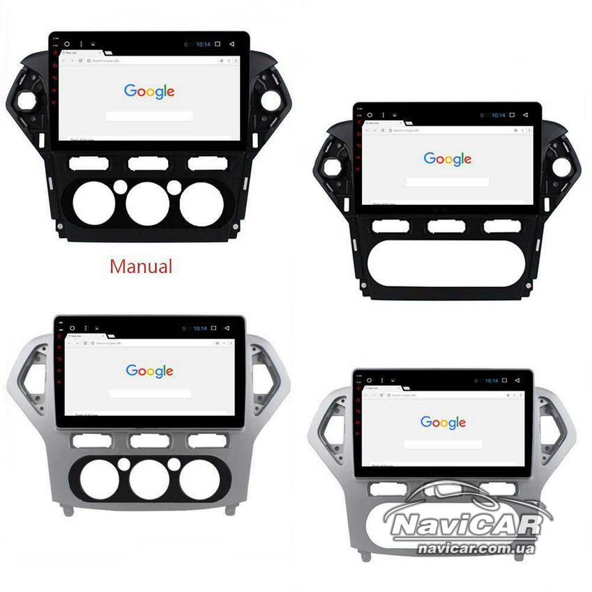 Штатна магнітола для Ford Mondeo 2010-2013 (Black Silver) на Android